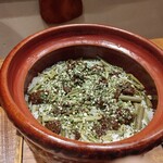 傳 - (2022/5 訪問)今日のお食事はわらびと実山椒。