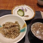 傳 - (2022/5 訪問)お食事全景。