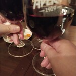 トラットリア ヴィヴァーチェ - 赤ワインで再度乾杯〜