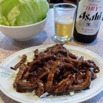 北京飯店 - 牛肉の味噌炒めレタス包み