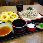 Tempura Sanchoume - 野菜天ざる790円