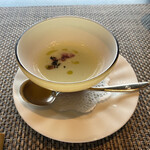 鉄板焼ダイニング 竹彩 - メロンのスープ