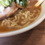 Niboshi Ramen Kogarasumaru - 限定麺変更 超多加水縮れ太麺