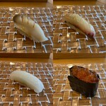 群来膳 - 北寄貝　縞鯵　剣先イカ　イクラ