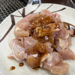 前島食堂 - 焼肉若どり５２０円×２。