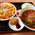 台湾料理 龍華 - 麻婆豆腐ランチ（2022.4）
