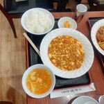 中国料理 峨嵋山 - マーボ豆腐（中辛）　税込800円