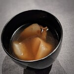 ROBB - 気持ちを落ち着ける巻繊汁。戻し椎茸のお出汁が懐かしく、これも早速帰って作ろう。