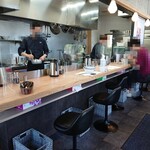 中華蕎麦 采ノ芽 - カウンター8席のみ