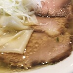 塩ラーメン あす流 - 帯ワンタン塩ラーメン