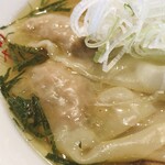 塩ラーメン あす流 - 帯ワンタン塩ラーメン