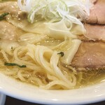 塩ラーメン あす流 - 帯ワンタン塩ラーメン