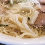 塩ラーメン あす流 - 帯ワンタン塩ラーメン