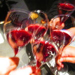 北海道焼肉 北うし - カンパ～イ♪　名寄・森臥シンガ・アリア・名寄産山ブドウの赤ワイン（微発泡）