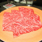 北海道焼肉 北うし - 【特選３】びえい和牛サーロインの焼き好き