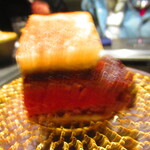 北海道焼肉 北うし - 【特選２】3週間熟成/知床和牛ヒレのステーキサンド