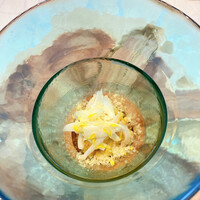 クイントカント - ミル貝とホワイトアスパラのインサラータ