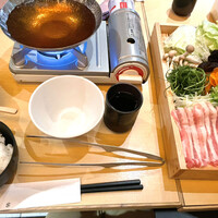 おかか 北浜 - 豚しゃぶしゃぶ定食