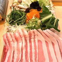 おかか 北浜 - ランチの豚しゃぶしゃぶ