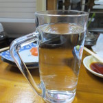 魚庭 - 白波お湯割り　２８０円