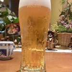 日本料理 田中 ひっつみ庵 - 生ビール　アサヒスーパードライ