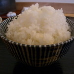 とんかつ桂 - ご飯　横から