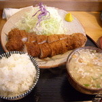 とんかつ桂 - 上ロースカツ定食１５００円