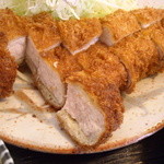 とんかつ桂 - 上ロースカツ断面