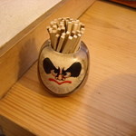 とんかつ桂 - 変った爪楊枝