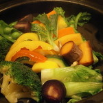 古窯 - 野菜蒸し鍋サラダ