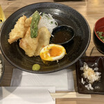 かしわ - とり天ランチ　700円