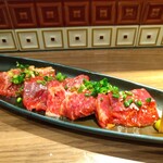 炭火焼肉 亞茶 - 上サガリ。