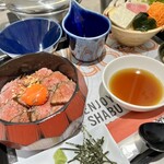 ひとりしゃぶしゃぶ 七代目 松五郎 - 土日限定”肉まぶし丼”