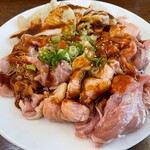 かしわ網焼食堂 しんさん - 人気５種盛