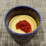 店名なし - カニと魚介の茶碗蒸し トマトソース