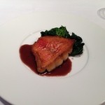 レストラン・セン - 金目鯛のソテー 赤ワインソース