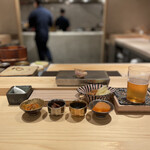 鮓 ふじなが - 豪華なテーブルセット