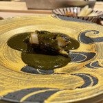 鮓 ふじなが - 鮑の肝ソース