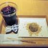 あずき房 - 料理写真:アイス珈琲とわらび餅