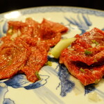 焼肉 きよみず - 上ロース　980円　ゲタカルビ　850円