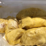 楽楽生鮮 - ホーチミンでのドリアン2-2    少し食べた後