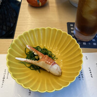 瓢斗 渋谷店 -  凌ぎ　蟹爪と丘ひじきの酢の物