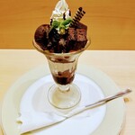 chocolate brownie parfait