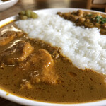 Budouya - ダブル　チキンカレーとひよこ豆（2回目訪問）