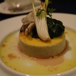 レストラン フィーネ - 選べる前菜（２）牡蠣のバヴァロア　デザートじゃないですよ。