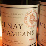 酒嗜　ふる川 - マルキ・ダンジュルヴィーユ/ヴォルネイ・シャンパン2004　特別に入れてもらいました