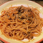 パスタ しゃべりたい - ボンゴレ(550円)の大盛(100円)