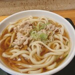 (有)高本製麺所 - 豚肉ねぎうどん
