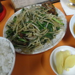 光栄軒 - レバニラ炒め定食