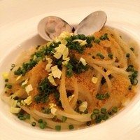 リストランテASO - 定番のカラスミパスタ 蛤入り！